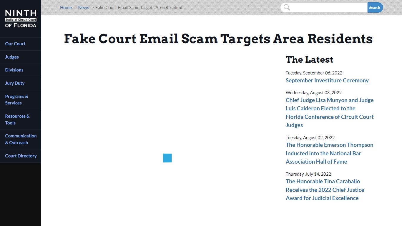 Fake Court Email Scam Targets Area Residents